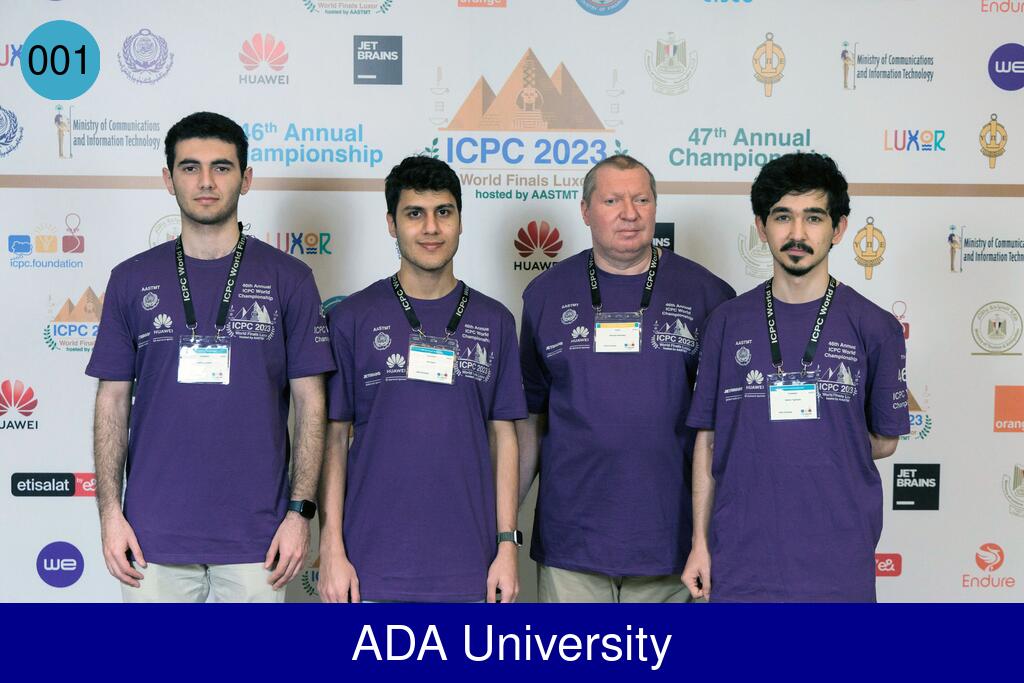 Picture of team ADA University