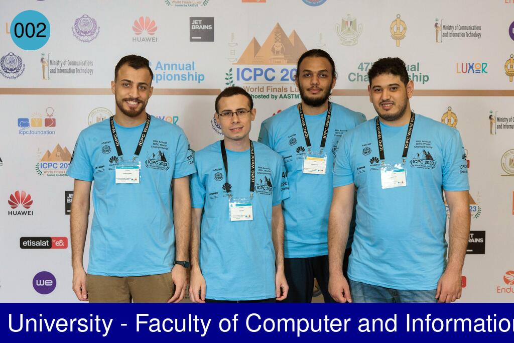 Picture of team Ain Shams University - Faculty of Computer and Information Sciences