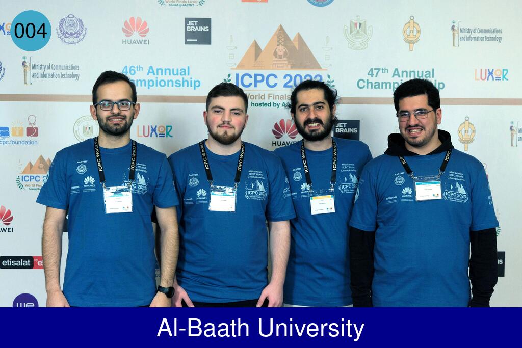 Picture of team Al-Baath University