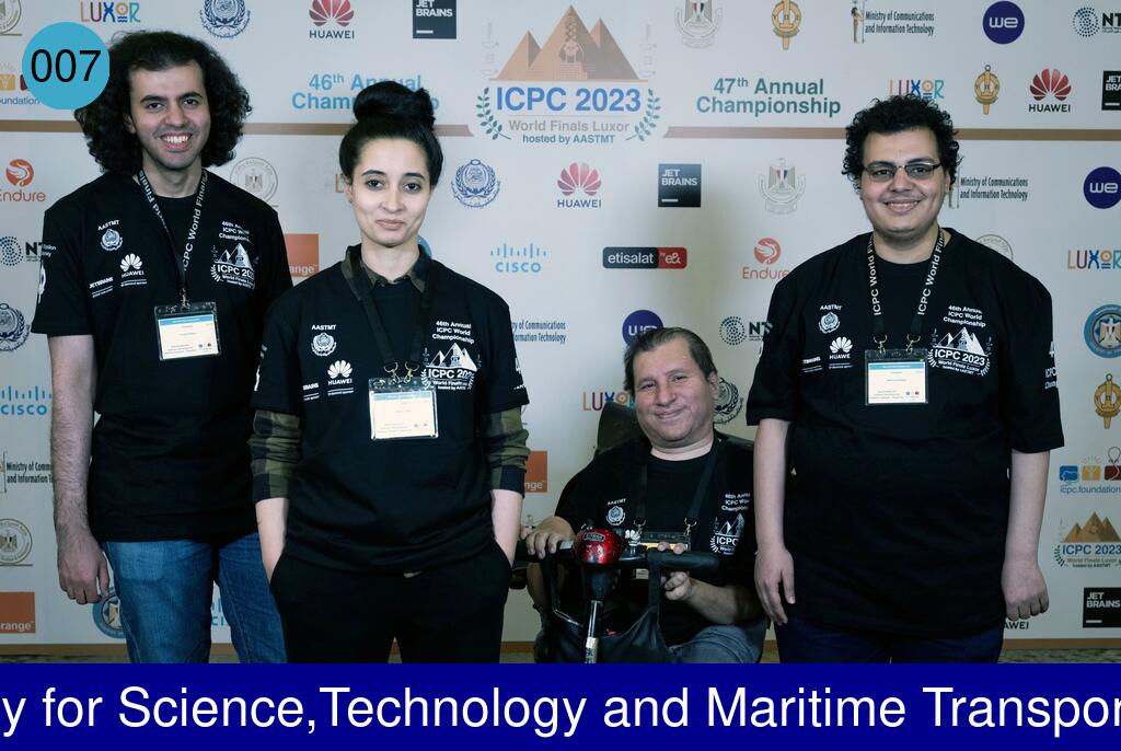 Picture of team Arab Academy for Science,Technology and Maritime Transport - Alexandria
