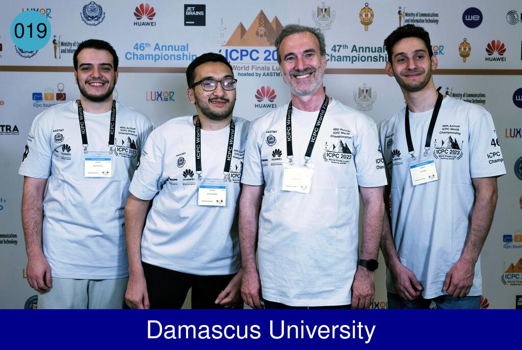 Picture of team Damascus University