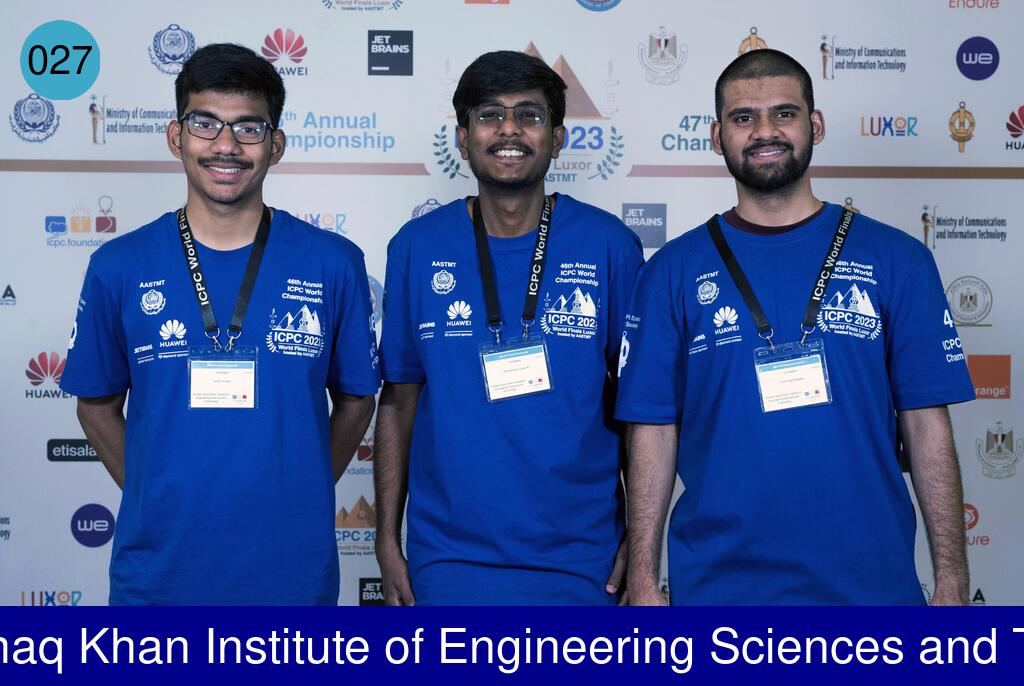 Picture of team Ghulam Ishaq Khan Institute of Engineering Sciences and Technology