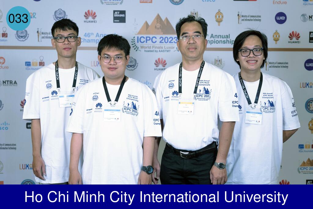 Picture of team Ho Chi Minh City International University