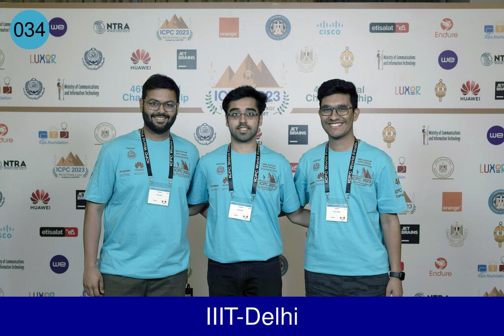 Picture of team IIIT-Delhi