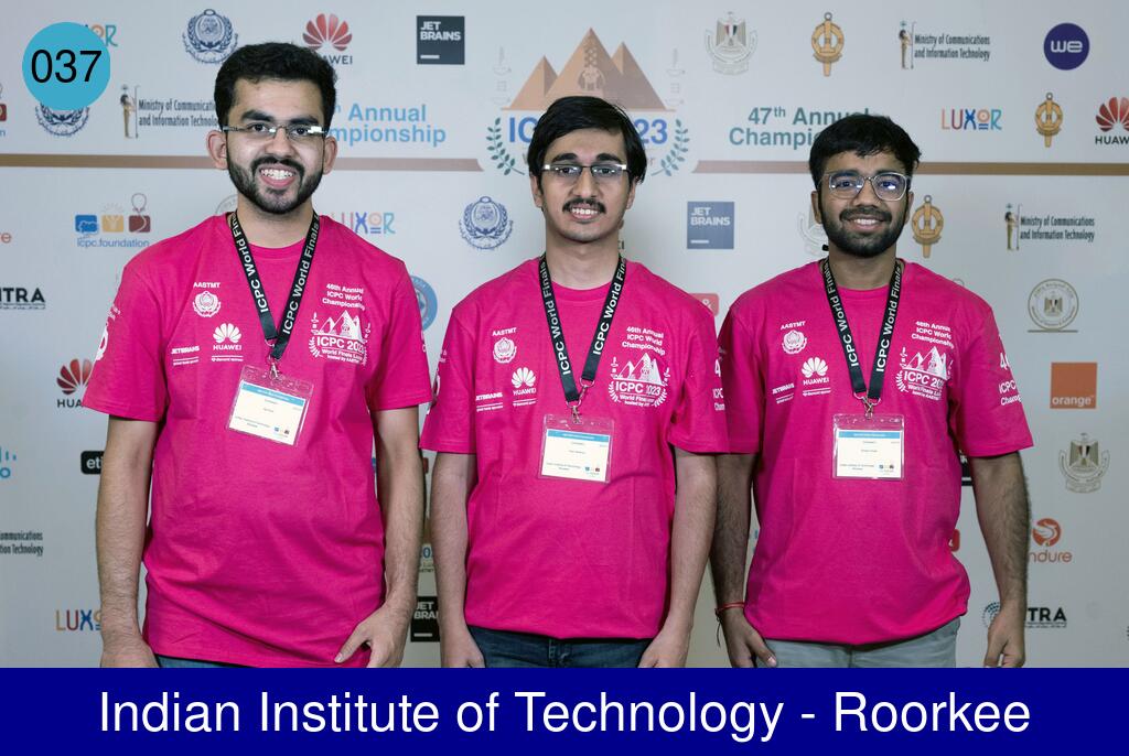 Picture of team Indian Institute of Technology - Roorkee