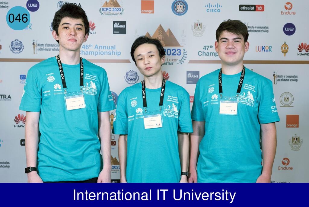 Picture of team International IT University