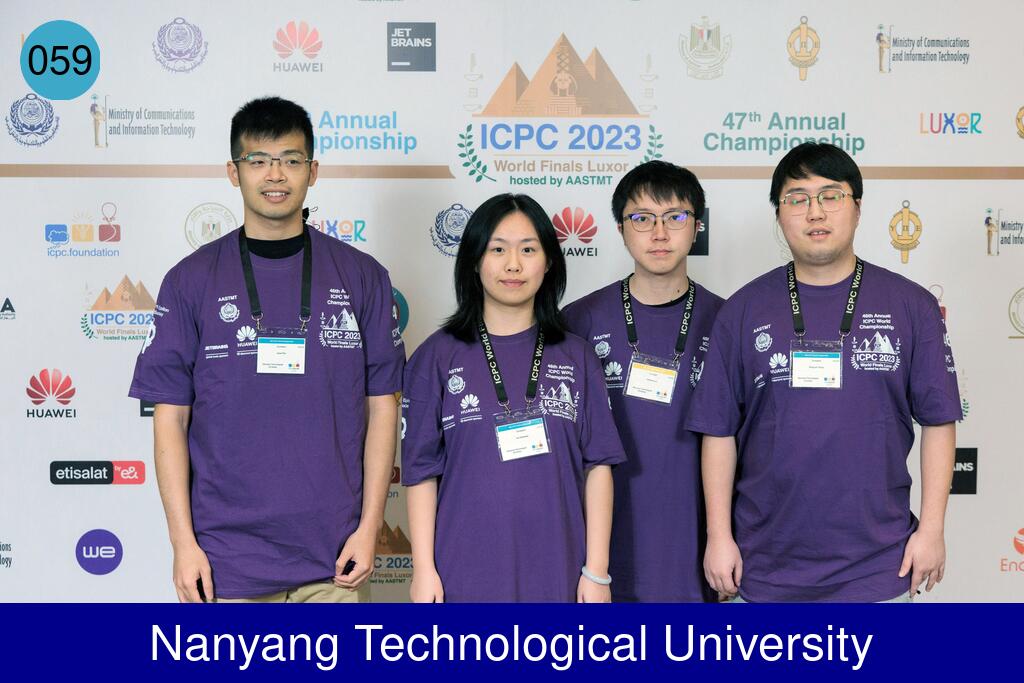 Picture of team Nanyang Technological University