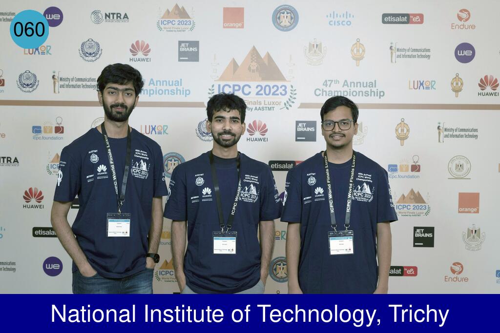 Picture of team National Institute of Technology, Trichy
