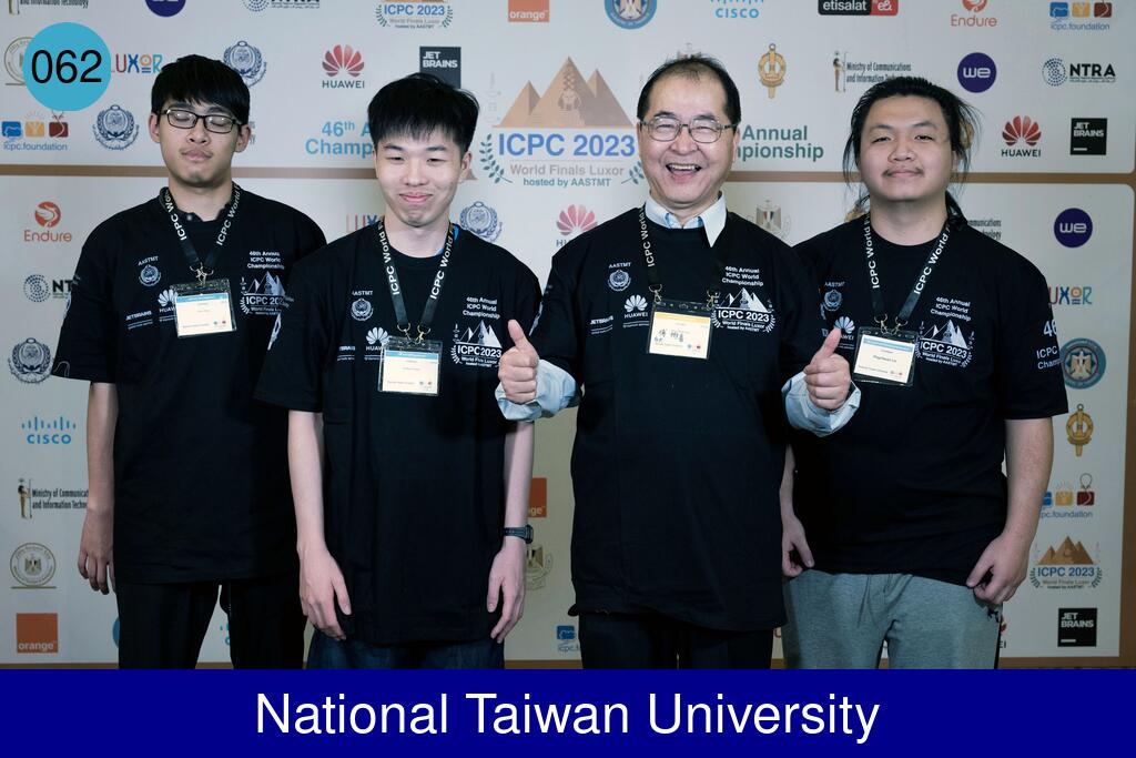 Picture of team National Taiwan University
