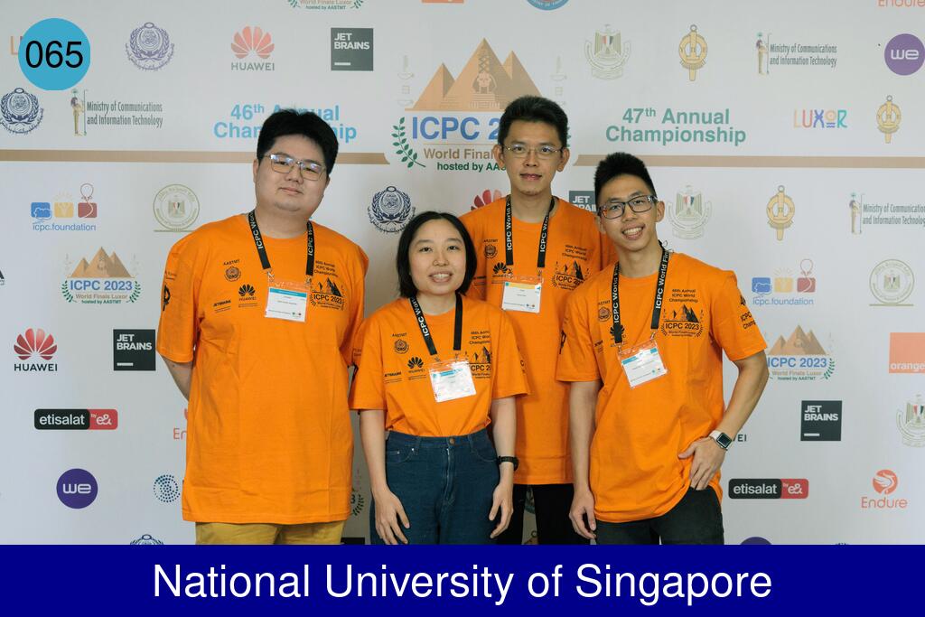 Picture of team National University of Singapore