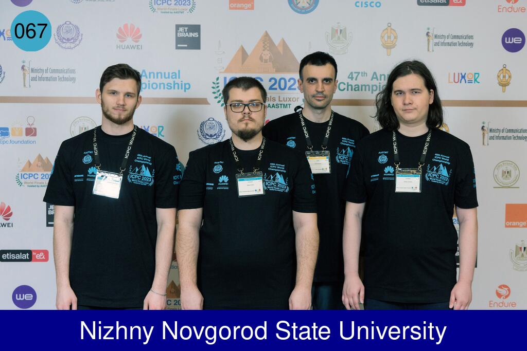 Picture of team Nizhny Novgorod State University