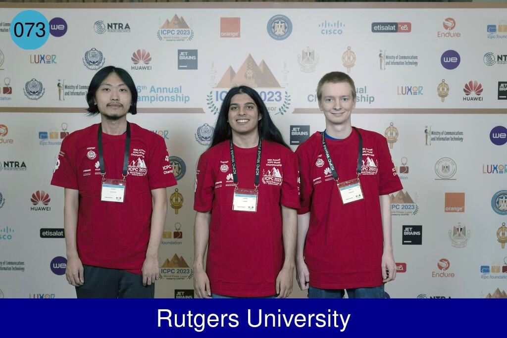 Picture of team Rutgers University