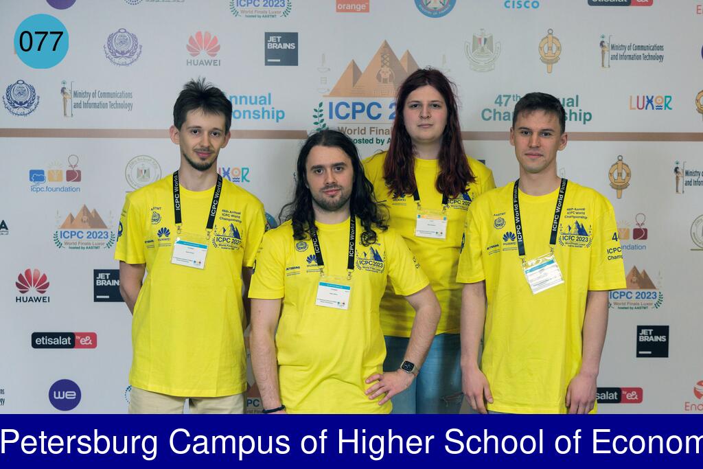 Picture of team St. Petersburg Campus of Higher School of Economics