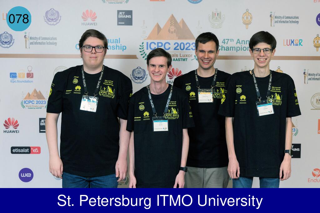 Picture of team St. Petersburg ITMO University