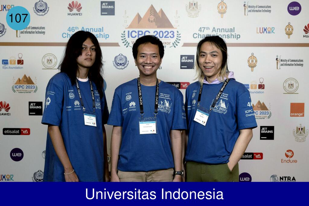 Picture of team Universitas Indonesia