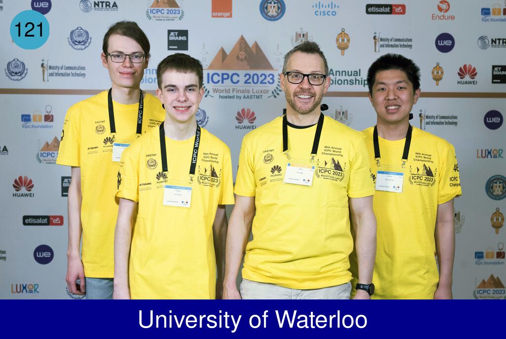 Picture of team University of Waterloo