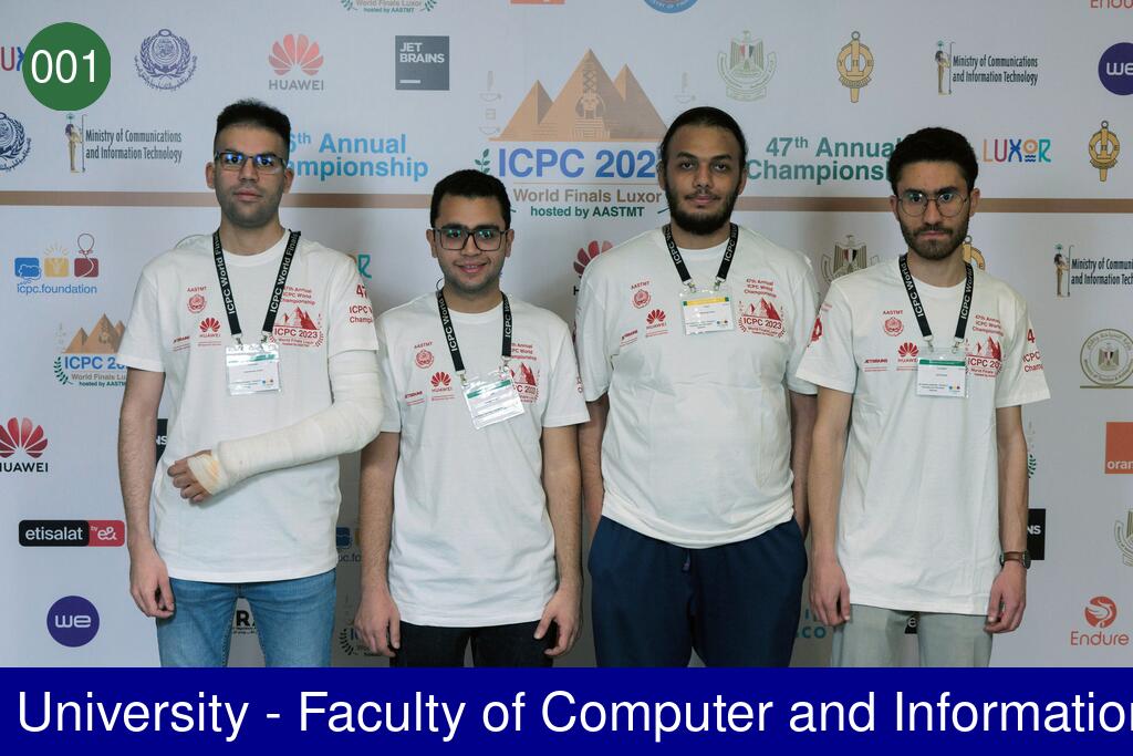 Picture of team Ain Shams University - Faculty of Computer and Information Sciences