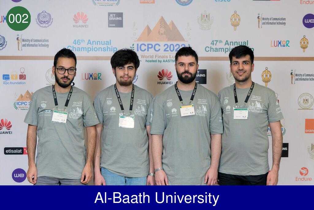 Picture of team Al-Baath University