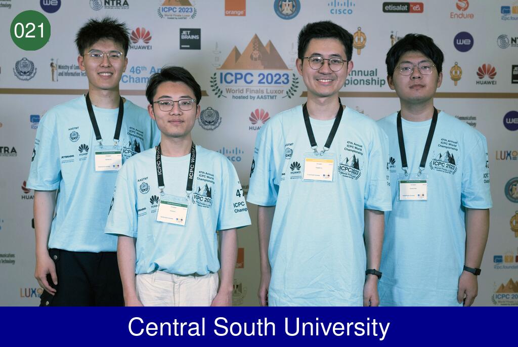 Picture of team Central South University