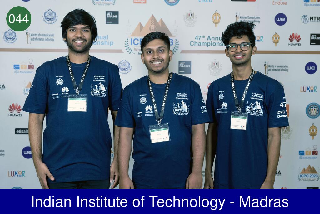 Picture of team Indian Institute of Technology - Madras