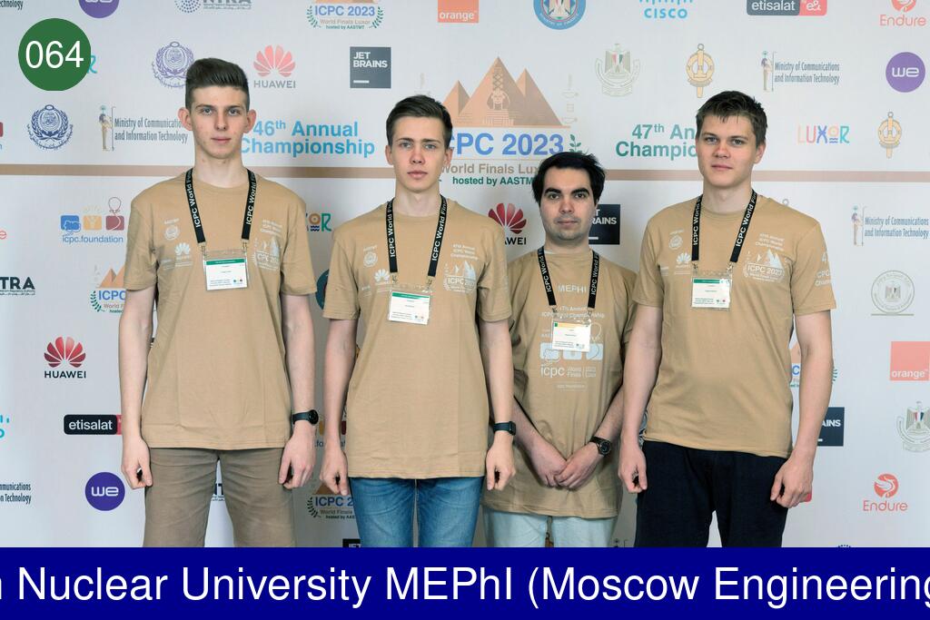 Picture of team National Research Nuclear University MEPhI (Moscow Engineering Physics Institute)
