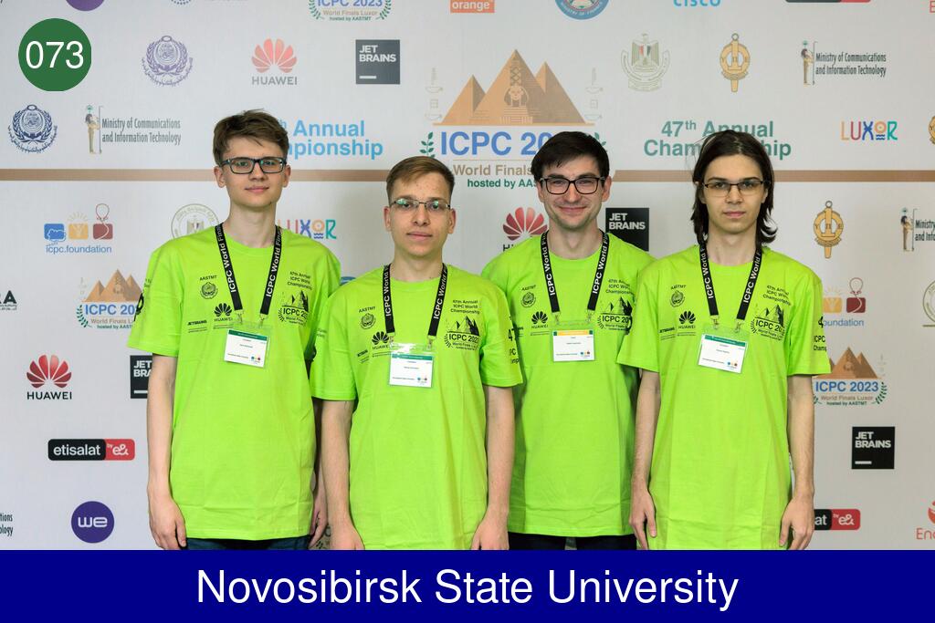 Picture of team Novosibirsk State University
