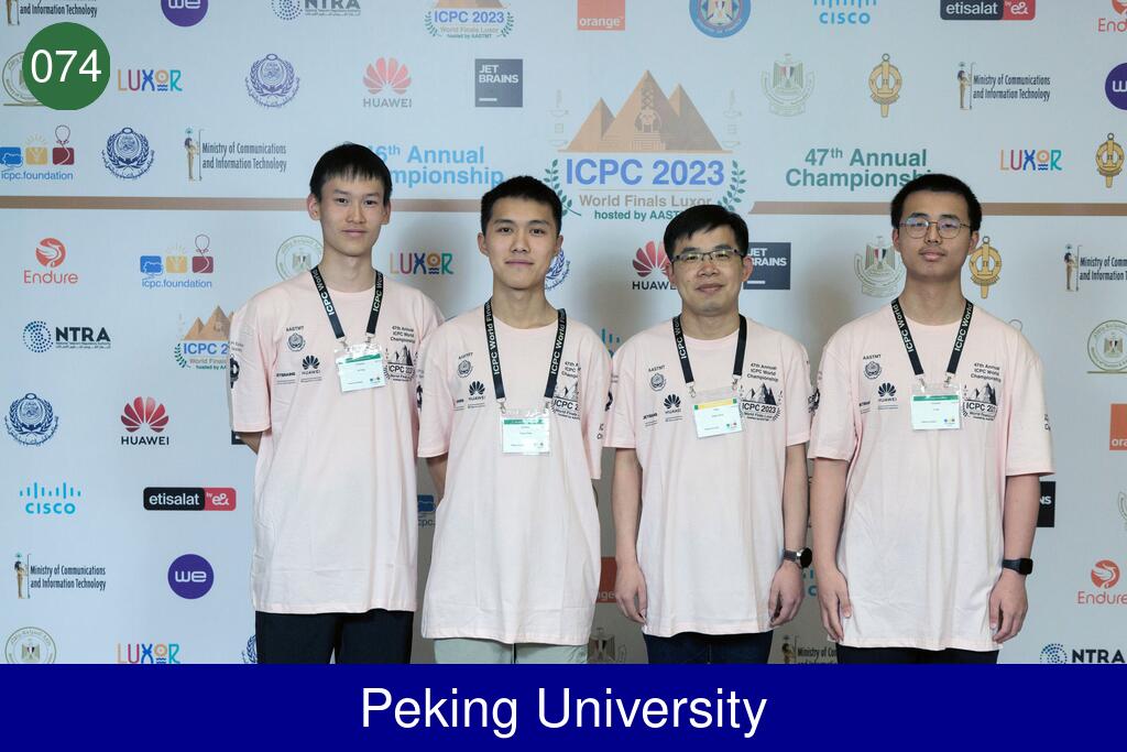 Picture of team Peking University