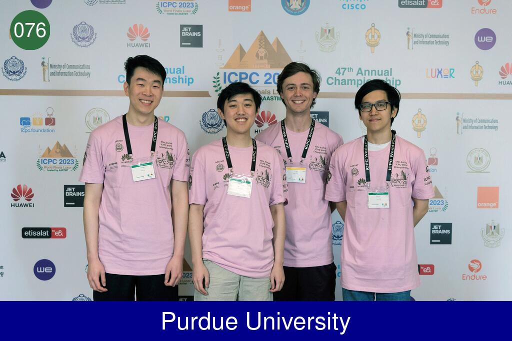 Picture of team Purdue University