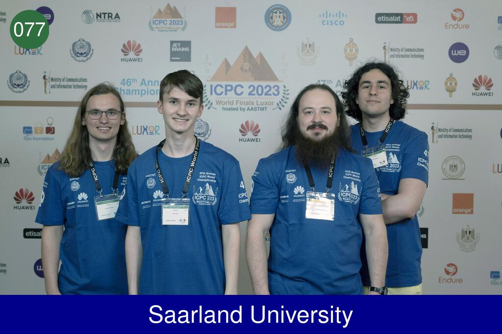 Picture of team Saarland University