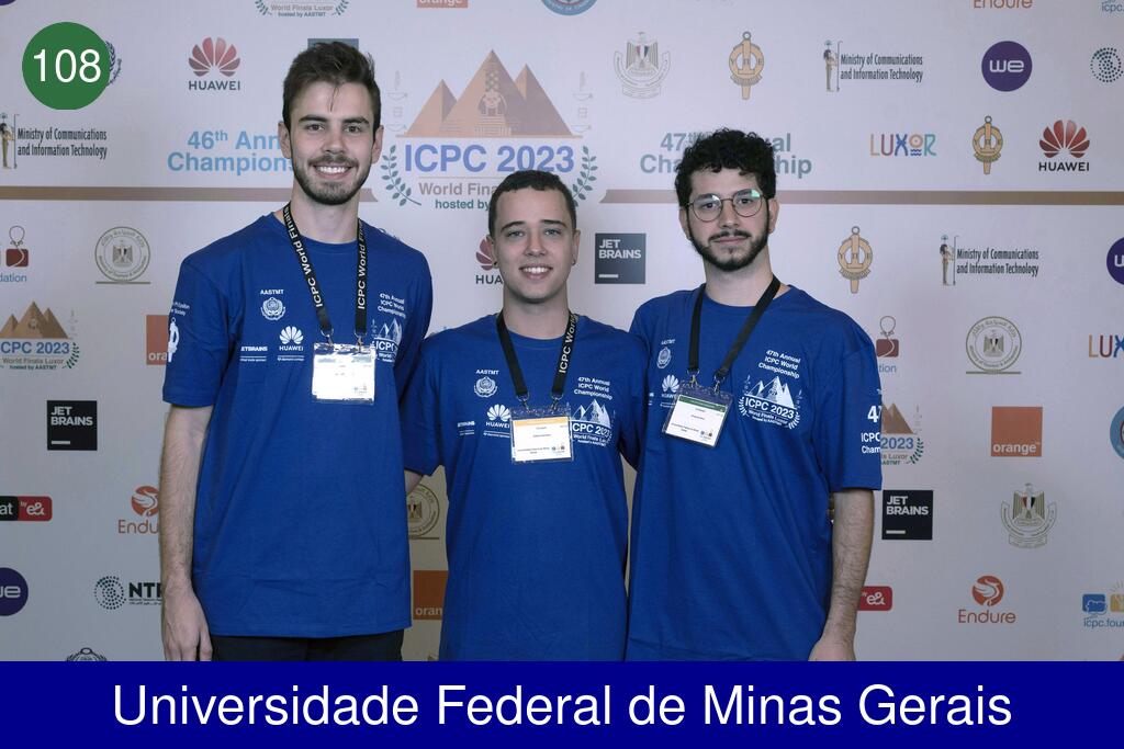Picture of team Universidade Federal de Minas Gerais
