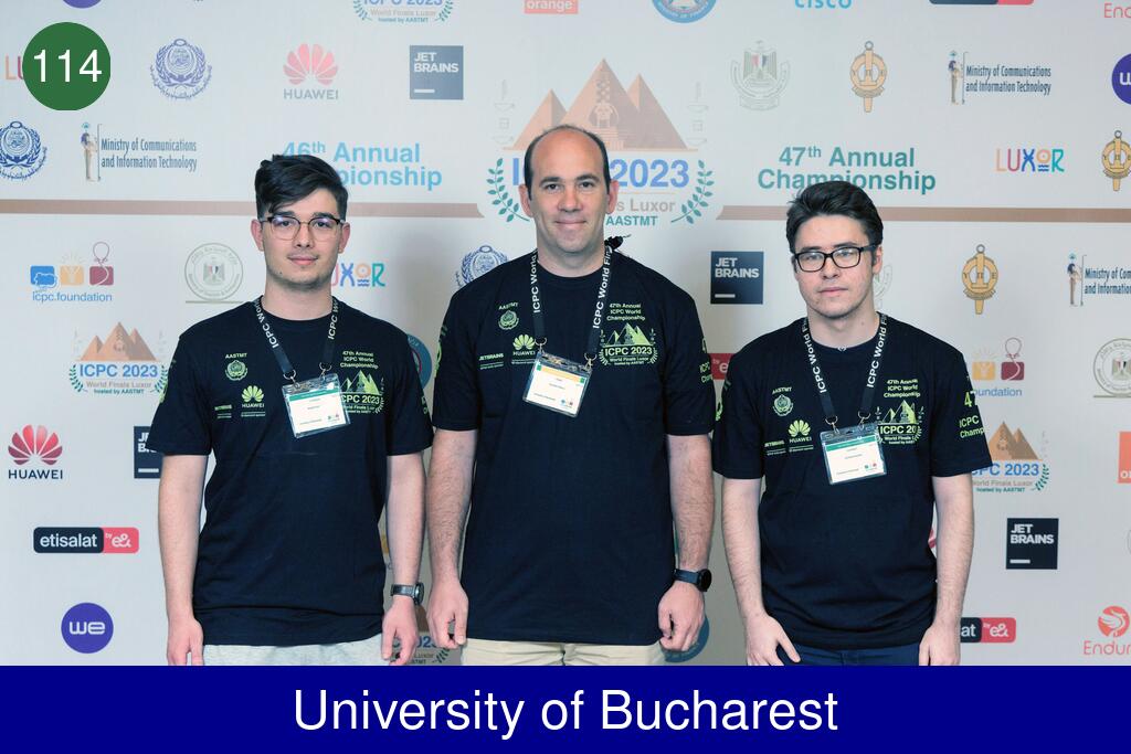 Picture of team University of Bucharest