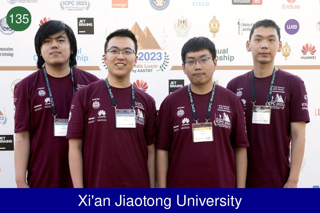 Picture of team Xi'an Jiaotong University
